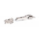 Furniture hinge with mounting plate 4mm