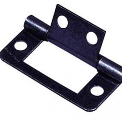 Straight 38mm blued hinge