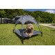 Camp4 dog lounger with sunshade 88x78x18cm