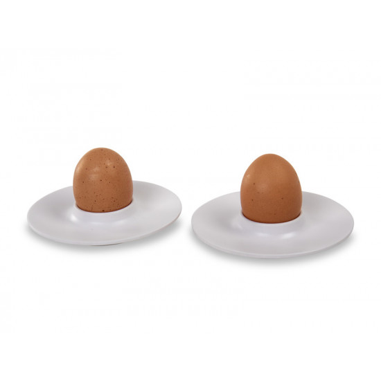 Melamine egg cup set Lund - 4-piece - White