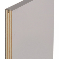 T-edge trim - Medium grey - 5 m