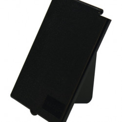 Replacement cover for CEE inlet socket - Rectangular - Black