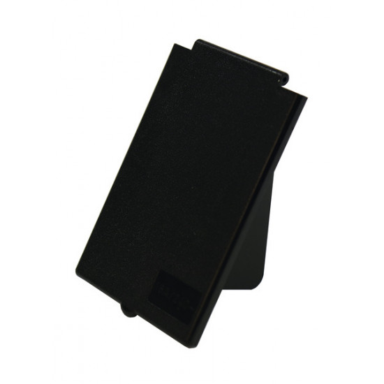 Replacement cover for CEE inlet socket - Rectangular - Black