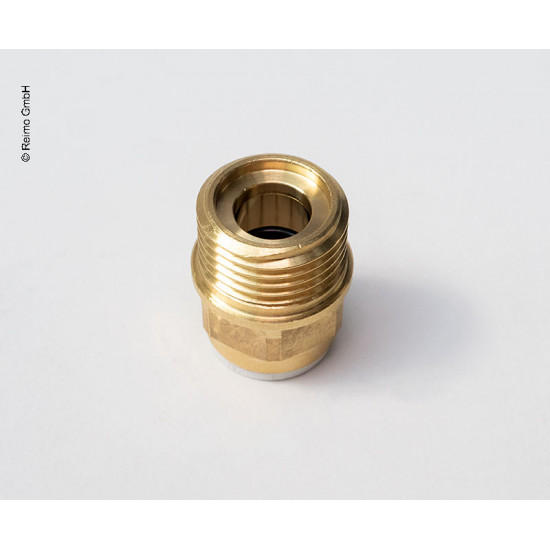 Coupling 12mmx1/2 brass