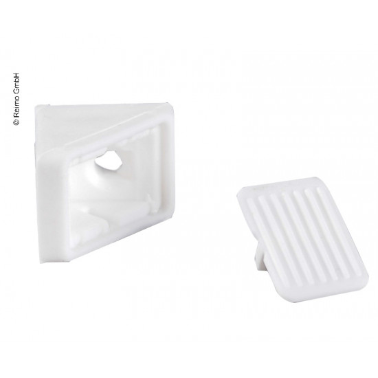 Mini white furniture connectors, loose