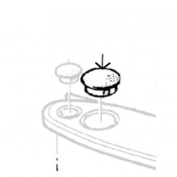 Cover cap 52 mm, suitable for Truma S3002/S5002