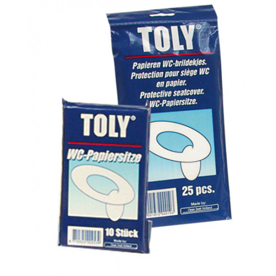 Toly toilet paper seats, 10 pieces