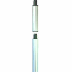 Aluminum swivel table base, 700 mm high - 3-piece