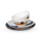 HOLIDAY TRAVEL SPIRIT Melamine Dinnerware Set for 2 People