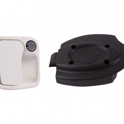 Euro garage lock 30 mm - White