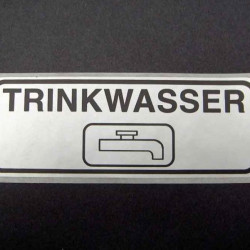 Sticker - Drinking water