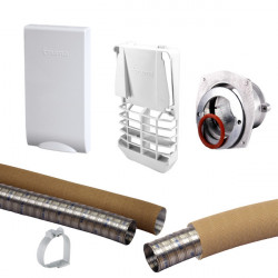 Wall fireplace set 2 S2200