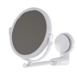 Round mirror with suction cup