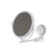 Round mirror with suction cup