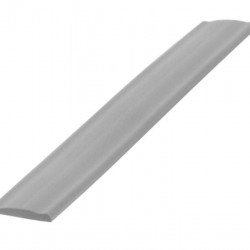 Cover profile - 12 mm width - Silver - 200 m