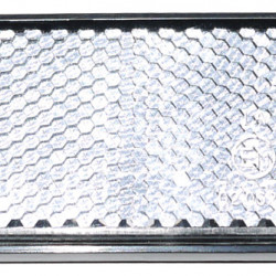 Rectangular reflector, clear