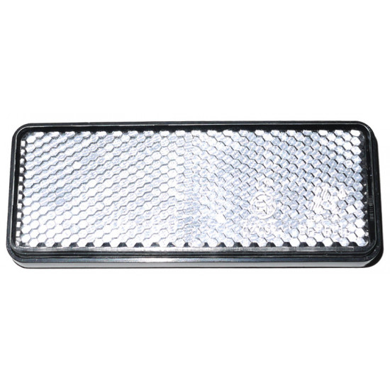 Rectangular reflector, clear