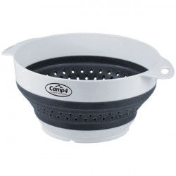 Silicone bowl and sieve - White / Grey