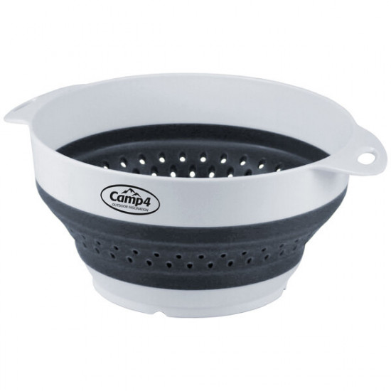 Silicone bowl and sieve - White / Grey