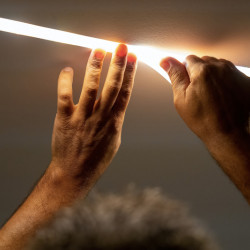 Opal cover for aluminum LED profile - For LED strips