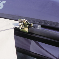 Rain gutter profile Multi Rail VW T4 long wheelbase - Black - 3040 mm