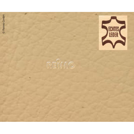 Automotive leather, light beige, whole hide, price per m²