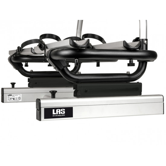 LAS adapter for BC260 towbar-mounted bicycle carriers, black