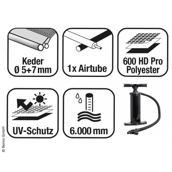 Motorhome awning Eclipse Pro 380 L