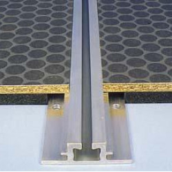 Unmachined slide rails, anodized