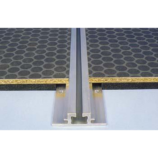 Unmachined slide rails, anodized