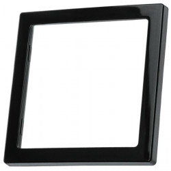 Cover frame 20000 - Black high gloss - Single or multiple - Self-service packaged and loose