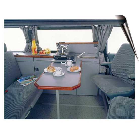 Luxury table glide rail - 1000 mm