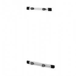 Mounting profile kit bars DJ Crafter from 2017 onwards - Silver