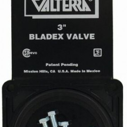 Wastewater valve 3"