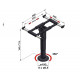 Lift frame with rotation and displacement - 342-712 mm