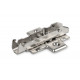 Click-on cup hinges