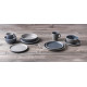 TRILOGY GREY – Melamine dinnerware set for 4 people