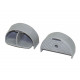 End cap. Lifting table 2pcs. grey