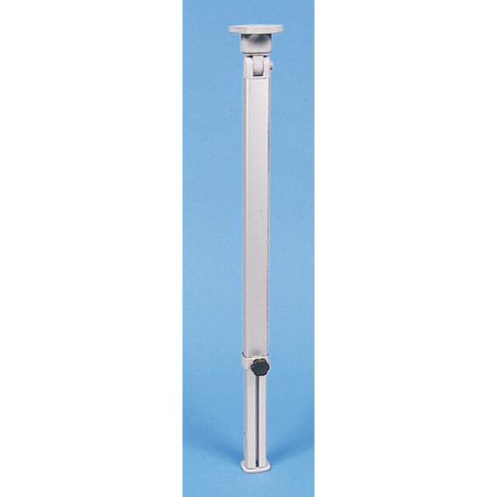 Folding table leg, silver - height 555 - 765 mm - joint at the top