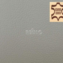 Automotive leather, light grey, whole hide, price per m²