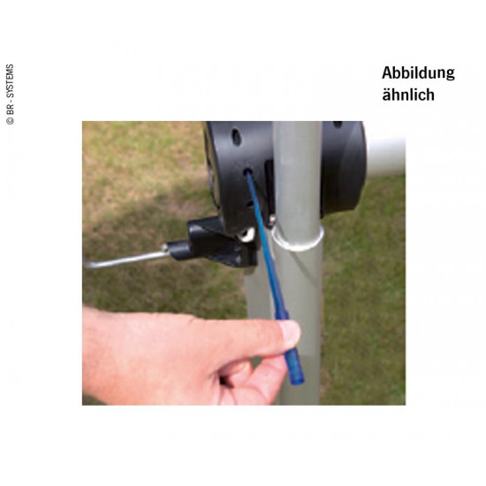 Adjustment pin end position motor