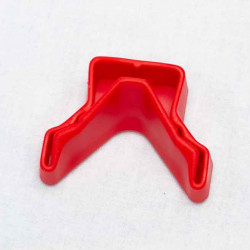 End cap bicycle rail
