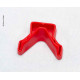 End cap bicycle rail