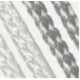 KORDA door curtain 60 x 190cm /white, grey