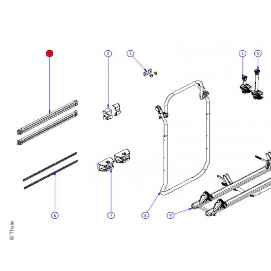 Mounting Rail Ducato 2007