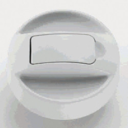 Tank lock with white locking cap, without cylinder and key
