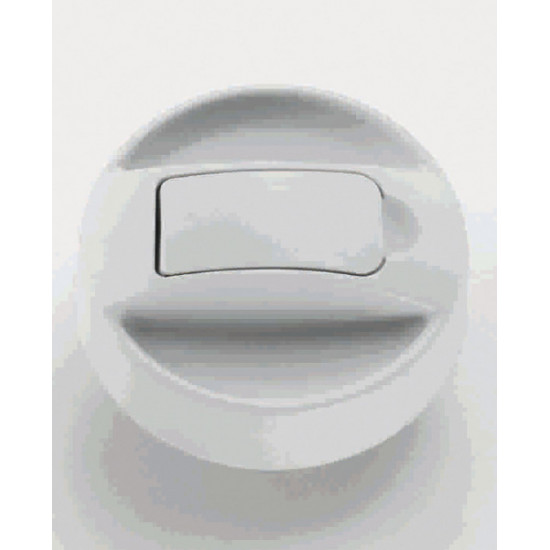 Tank lock with white locking cap, without cylinder and key