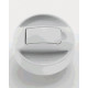 Tank lock with white locking cap, without cylinder and key