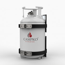CAMPKO Gas Cylinder Holder Set Stainless Steel Ø 300 mm