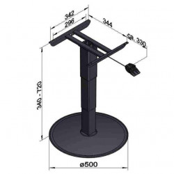 Table leg 5957 A06